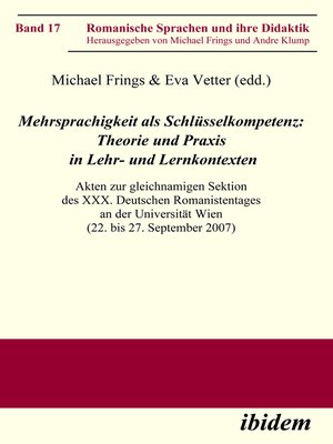 cover image of Mehrsprachigkeit als Schlüsselkompetenz
